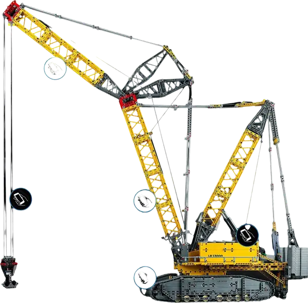 Блоковий конструктор LEGO Technic Гусеничний підйомний кран Liebherr LR 13000 (42146)