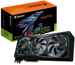 Відеокарта Gigabyte GeForce RTX 5090 AORUS Master 32GB GDDR7 DLSS4 (GV-N5090AORUS M-32GD) Відеокарта Gigabyte GeForce RTX 5090 AORUS Master 32GB GDDR7 DLSS4 (GV-N5090AORUS M-32GD)