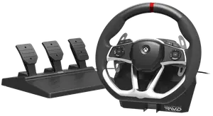 Комплект кермо + педалі Hori Force Feedback Racing Wheel DLX Designed for Xbox Series X/S/One (AB05-001E)