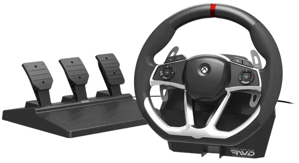 Комплект кермо + педалі Hori Force Feedback Racing Wheel DLX Designed for Xbox Series X/S/One (AB05-001E)
