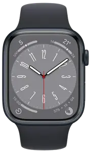 Смарт-годинник Apple Watch 8 45/Midnight Aluminum/Midnight Sport LTE (MNK43)