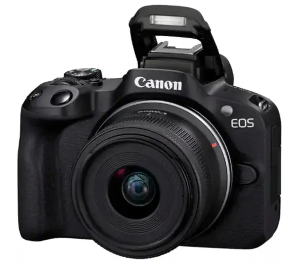 Бездзеркальний фотоапарат Canon EOS R50 kit RF-S 18-45mm IS STM + RF-S 55-210mm IS STM Black (5811C034)
