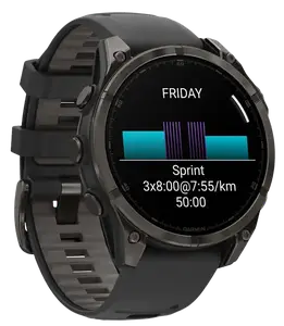 Спортивные часы Garmin Fenix 8 51mm AMOLED Sapphire Carbon Gray DLC Titanium w. Black/Pebble Gray S. Band (010-02905-20/21) Спортивные часы Garmin Fenix 8 51mm AMOLED Sapphire Carbon Gray DLC Titanium w. Black/Pebble Gray S. Band (010-02905-20/21)