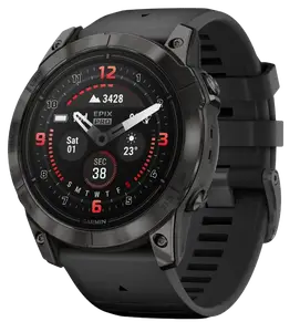 Смарт-годинник Garmin Epix Pro Gen 2 Sapphire 51mm Carbon G. DLC Tit. with Black Band (010-02804-00/01) Смарт-годинник Garmin Epix Pro Gen 2 Sapphire 51mm Carbon G. DLC Tit. with Black Band (010-02804-00/01)