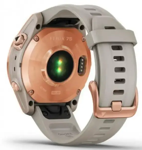 Смарт-годинник Garmin Fenix 7S Solar Rose Gold with Light Sand Band (010-02539-10/11)