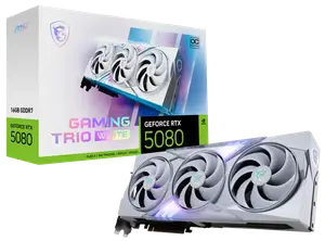 Відеокарта MSI GeForce RTX 5080 Gaming Trio OC White 16GB GDDR7 DLSS4 Відеокарта MSI GeForce RTX 5080 Gaming Trio OC White 16GB GDDR7 DLSS4
