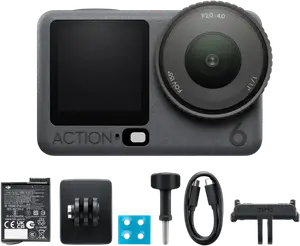 Екшн-камера DJI Osmo Action 6 Standard Combo (CP.OS.00000505.03 / 6937224126060)