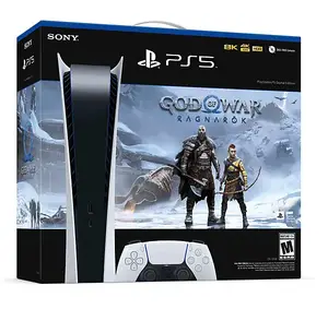 Стаціонарна ігрова приставка Sony PlayStation 5 Digital Edition 825GB God of War Ragnarok Bundle