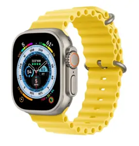 Смарт-годинник Apple Watch Ultra Titanium/Yellow Ocean Band LTE (MQG13)