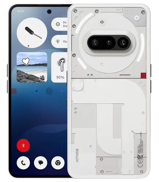 Смартфон Nothing Phone (3a) 5G 8/128GB White 120Hz (A10400143)