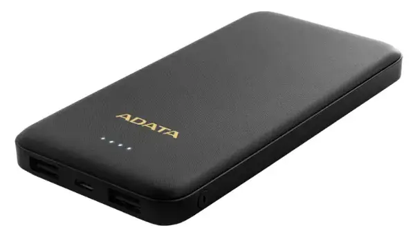 Зовнішній акумулятор (Power Bank) ADATA 10000 mAh Black (T10000)