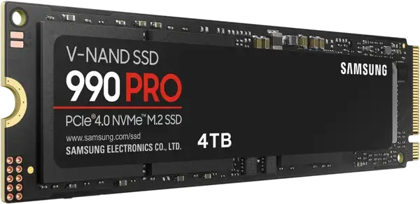 SSD накопичувач Samsung 4TB M.2 PCIe Gen4 NVMe 990 Pro (MZ-V9P4T0BW)