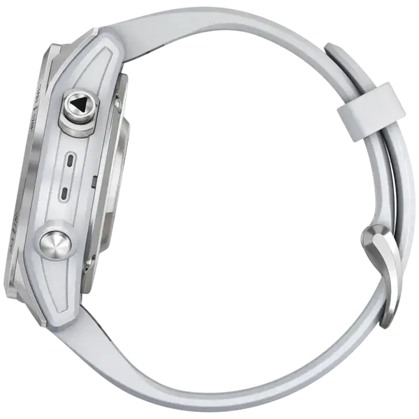 Смарт-часы Garmin Epix Pro Gen 2 42mm Silver w. Whitestone Band (010-02802-00/01)