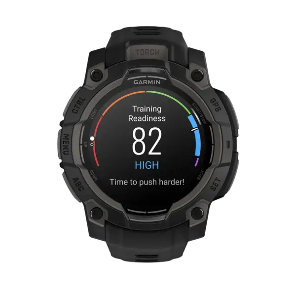 Смарт-годинник Garmin Instinct 3 45mm AMOLED Black with Black Band (010-02936-00)