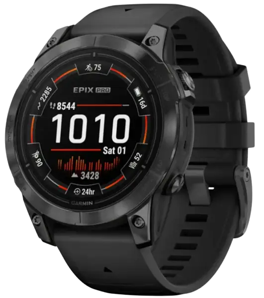 Смарт-часы Garmin Epix Pro Gen 2 47mm Slate Gray w. Black Band (010-02803-00/01)