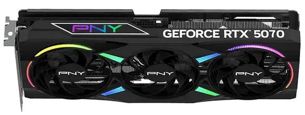 Відеокарта PNY GeForce RTX 5070 ARGB OC 12GB GDDR7 DLSS4 (VCG507012TFXXPB1-O)