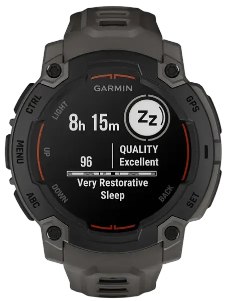 Смарт-годинник Garmin Instinct E 45mm Black with Charcoal Band (010-02933-00)