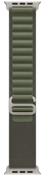 Смарт-годинник Apple Watch Ultra GPS + Cellular 49mm Titanium Case with Green Alpine Loop - Small (MNHC3/MNHJ3)
