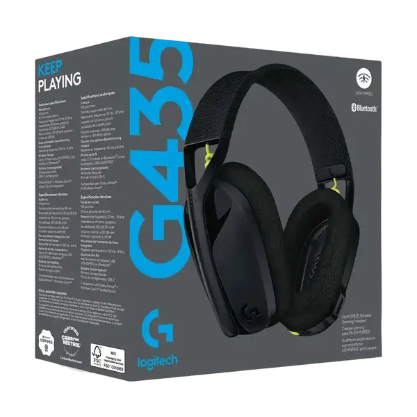 Logitech G435 LIGHTSPEED Black (981-001050)