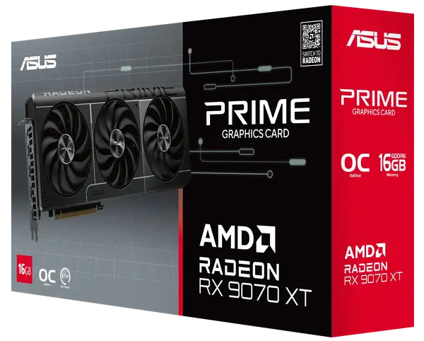 Відеокарта ASUS PRIME-RX9070XT-O16G