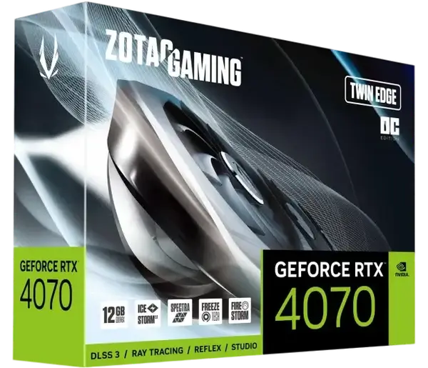 Видеокарта Zotac GAMING GeForce RTX 4070 Twin Edge OC (ZT-D40700H-10M)