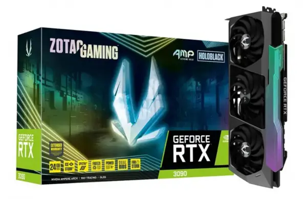 Відеокарта Zotac GeForce RTX 3090 Gaming AMP Extreme 24GB GDDRX6 (ZT-A30900B-10P)