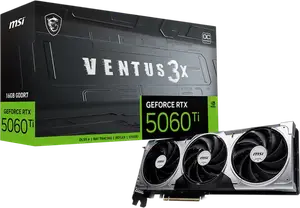 Відеокарта MSI GeForce RTX 5060 Ti 16G VENTUS 3X OC (G506T-16V3C)