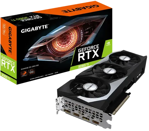 Відеокарта GIGABYTE GeForce RTX 3060 Ti GAMING OC D6X 8G (GV-N306TXGAMING OC-8GD)