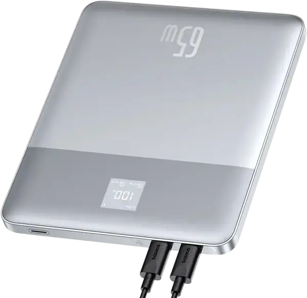 Зарядний пристрій (Powerbank) Baseus Blade2 PowerBank 12000mAh 65W Silver (P10063801S13-00)