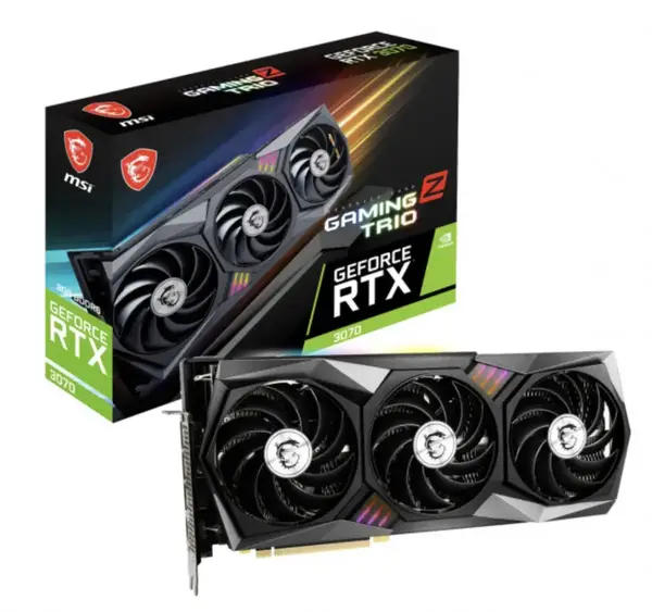 Відеокарта MSI GeForce RTX 3070 GAMING Z TRIO 8G LHR