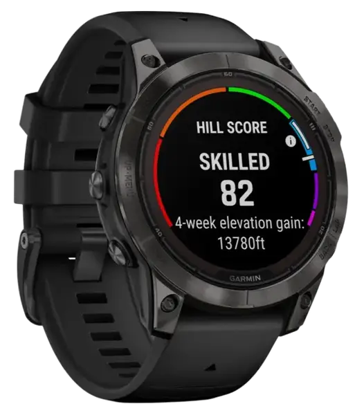 Смарт-часы Garmin Fenix 7 Pro Sapphire Solar Carbon G. DLC Tit. with Black Band (010-02777-10/11)