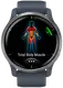 Смарт-годинник Garmin Venu 2 Silver Bezel with Granite Blue Case and Silicone Band (010-02430-10/00)