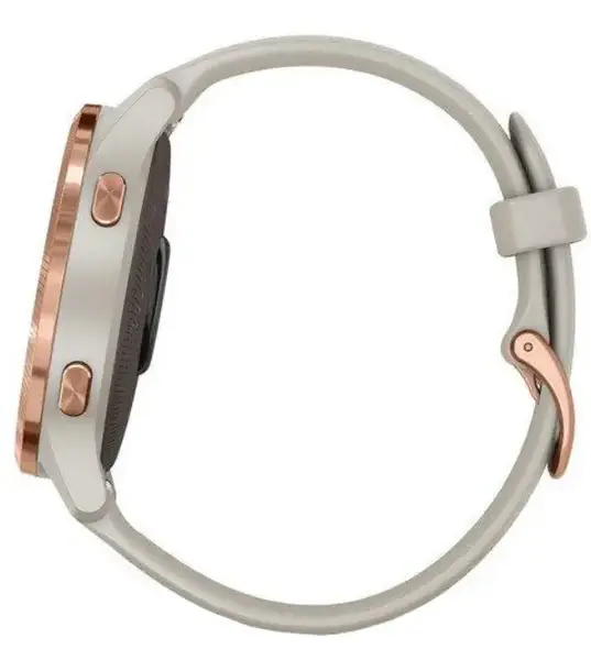 Смарт-годинник Garmin Venu Rose Gold Stainless Steel Bezel w. Light Sand and Silicone B. (010-02173-23/22/21)