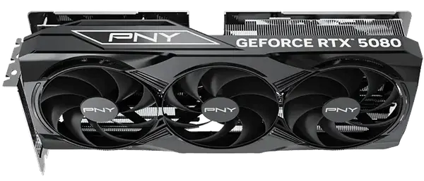 Відеокарта PNY GeForce RTX 5080 OC 16GB GDDR7 DLSS4 (VCG508016TFXPB1-O)