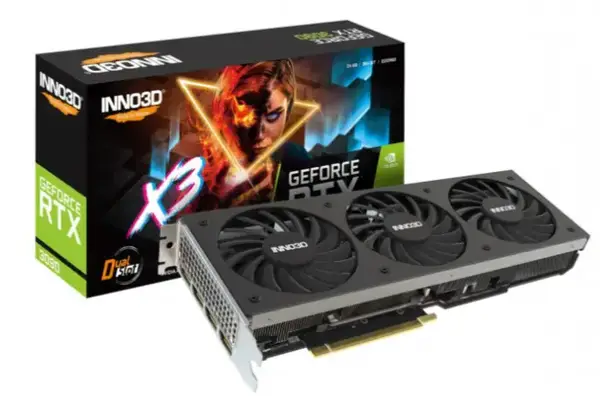 Відеокарта Inno3D GeForce RTX 3090 X3 24GB (N30903-246X-1880VA44)