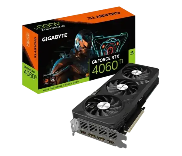 Видеокарта GIGABYTE GeForce RTX 4060 Ti GAMING OC 16G (GV-N406TGAMING OC-16GD)