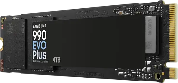 SSD Samsung 4TB M.2 PCIe Gen5 NVMe 990 EVO PLUS (MZ-V9S4T0BW)
