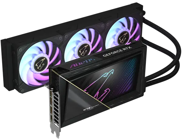 Відеокарта Gigabyte GeForce RTX 5090 AORUS Xtreme Waterforce 32GB GDDR7 DLSS4 (GV-N5090AORUSX W-32GD)