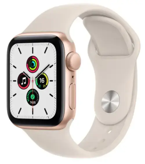 Смарт-годинник Apple Watch SE GPS 40mm Gold Aluminum Case w. Starlight S. Band (MKQ03)