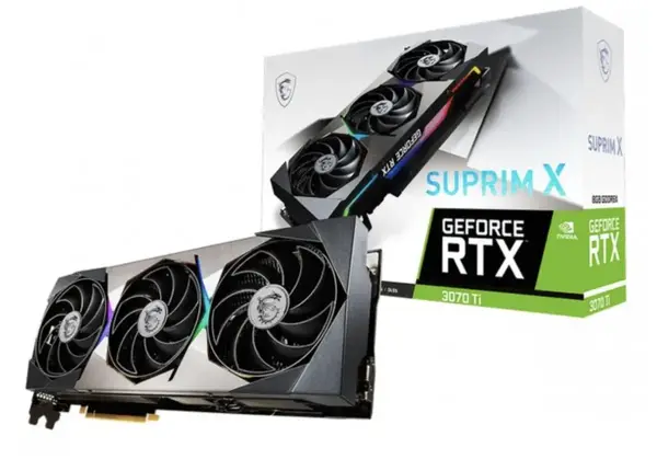 Відеокарта MSI GeForce RTX 3070 Ti SUPRIM X 8G
