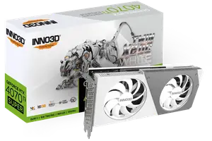Видеокарта Inno3D GeForce RTX 4070 Ti Super Twin X2 OC White 16GB GDDR6X (N407TS2-166XX-186156W)