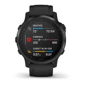 Смарт-годинник Garmin Fenix 6S Pro Black With Black Band (010-02159-14/010-02159-13) Смарт-годинник Garmin Fenix 6S Pro Black With Black Band (010-02159-14/010-02159-13)