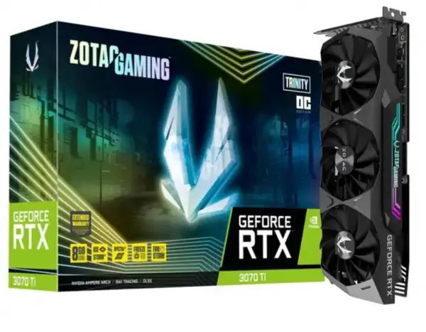 Відеокарта Zotac GAMING GeForce RTX 3070 Ti Trinity OC (ZT-A30710J-10P)