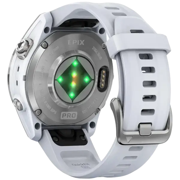 Смарт-часы Garmin Epix Pro Gen 2 42mm Silver w. Whitestone Band (010-02802-00/01)