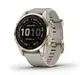 Смарт-годинник Garmin Fenix 7S Sapphire Solar C. Gold Titanium w. Light Sand Band (010-02539-20/21)