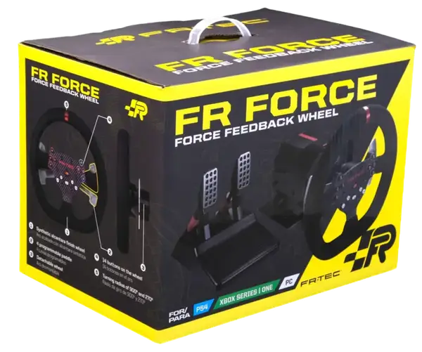 Комплект (кермо, педалі) FR-TEC FR-FORCE Force Feedback Wheel (PC/PS4/Xbox Series X/S/One) (FT7015)