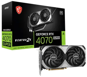 Видеокарта MSI GeForce RTX 4070 SUPER 12G VENTUS 2X OC