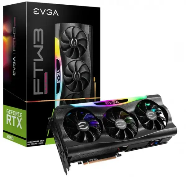 Відеокарта EVGA GeForce RTX 3080 FTW3 ULTRA GAMING (10G-P5-3897-KR)