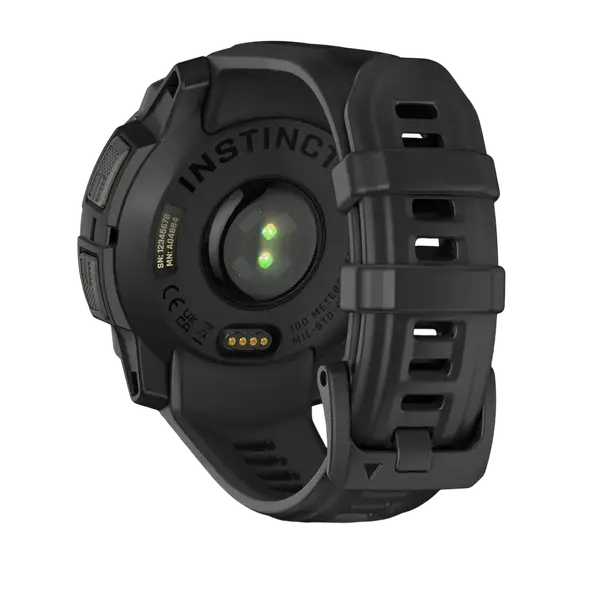 Смарт-годинник Garmin Instinct 3 45mm AMOLED Black with Black Band (010-02936-00)
