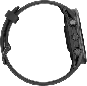 Смарт-годинник Garmin Forerunner 970 Carbon Gray DLC Titanium w. Black Case and Black/Translucent W. Band (010-02969-00/10)